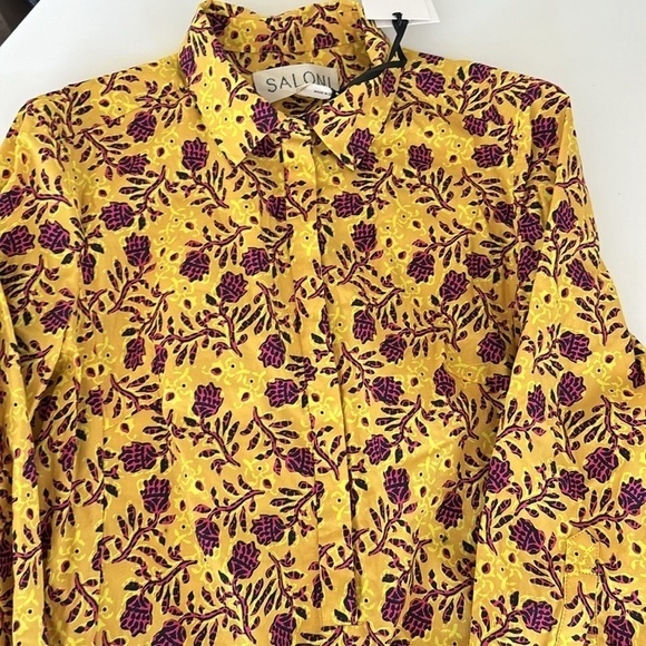 SALONI Tilly Shirt Dress COTTON POPLIN DRESS
SUN CLOVER Womens size 4 NWT - Picture 9 of 11